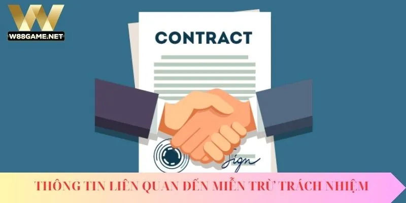 Thông tin liên quan đến miễn trừ trách nhiệm 